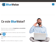 Tablet Screenshot of bluevoice.ro